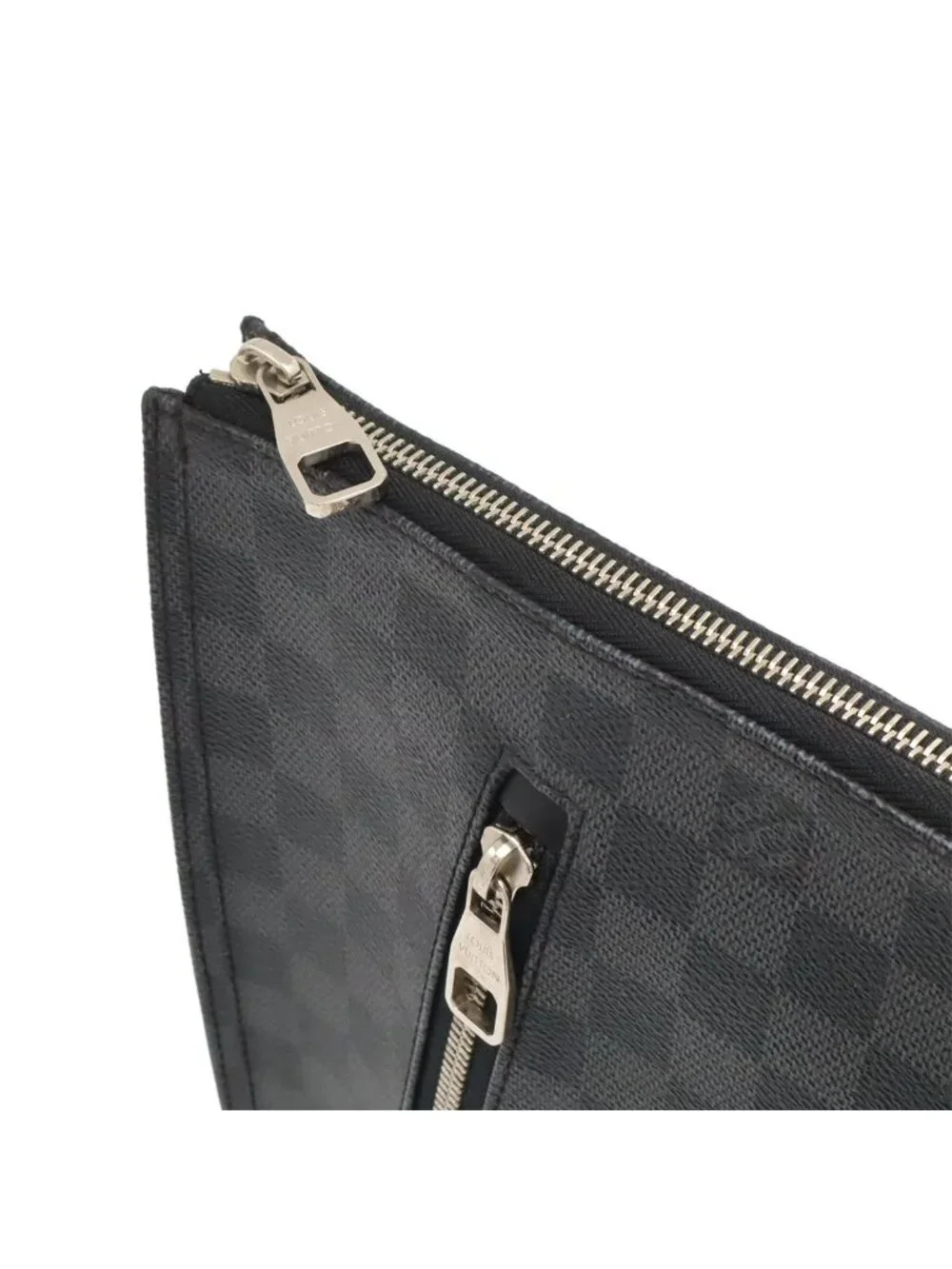 Louis Vuitton Damier Graphite Poche Document Briefcase Case Clutch